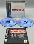 Metal Gear Solid Sony PlayStation PS1 CIB Complete W/ Manual Authentic Konami