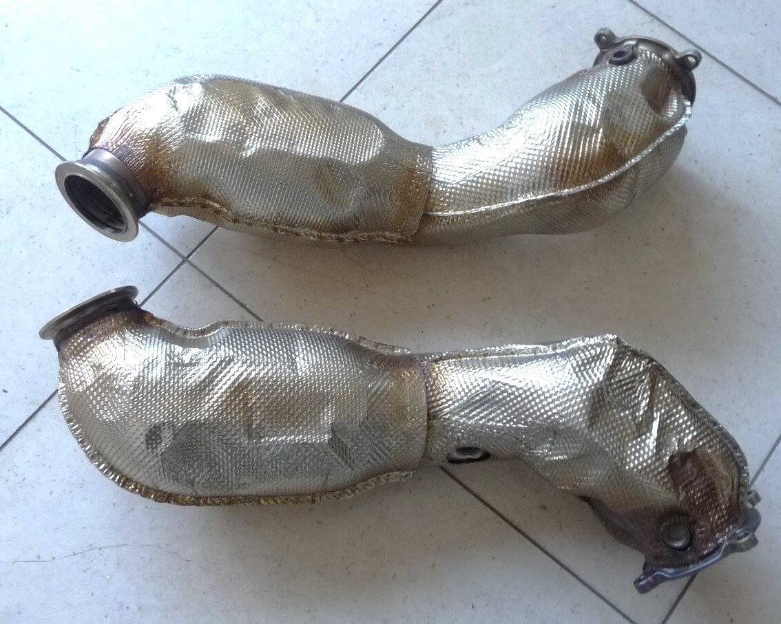 2017-2022 Mclaren 720S Exhaust downpipes system 14HA042CP 14HA044CP OEM