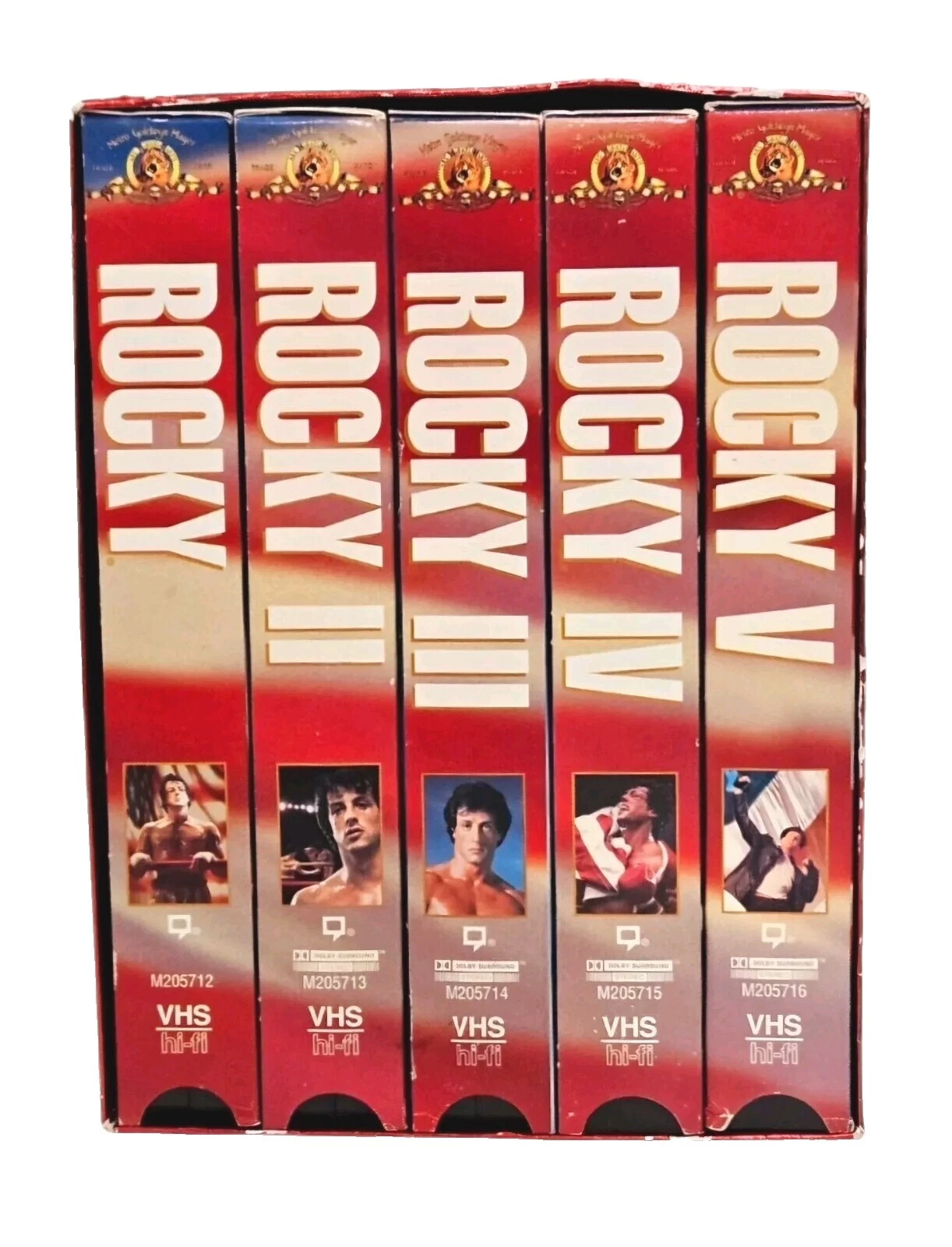 Sylvester Stallone Sports Box Set cintas VHS