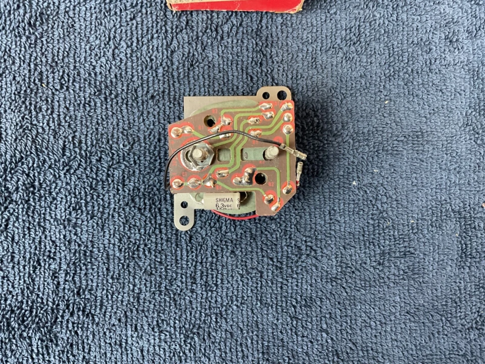 Nuevo de Lote Antiguo Mopar 74 75 76 77 78 Chrysler Imperial New Yorker Combustible Gas Medidor con Luz Foto 4 de 4