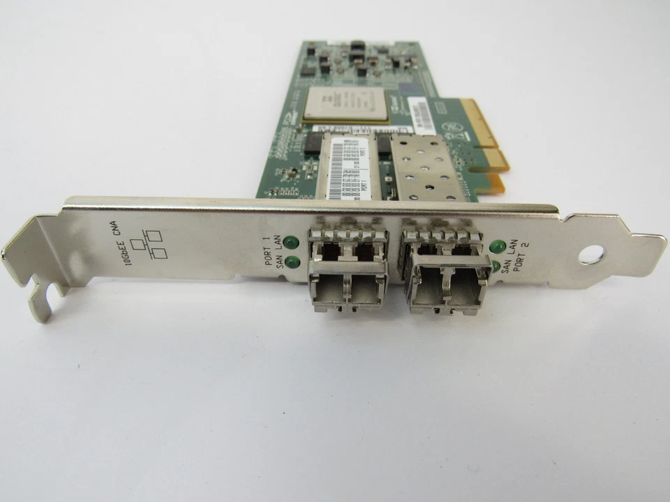 QLOGIC QLE8152-SR-T-N 10gb ADAPTER QLE8152 Dual Port W/ 2 SFP+10G Transceivers - Image 3 of 4