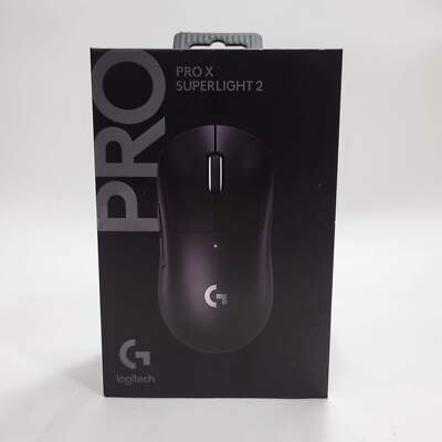 Logitech G PRO X Superlight 2 Wireless Gaming Mouse - Black Logitech G PRO X Superlight 2 Wireless Gaming Mouse - Black