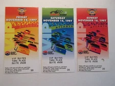 1997 Nascar Atlanta Motor Speedway lot 3 Ticket Stubs VIP Suites NAPA 500