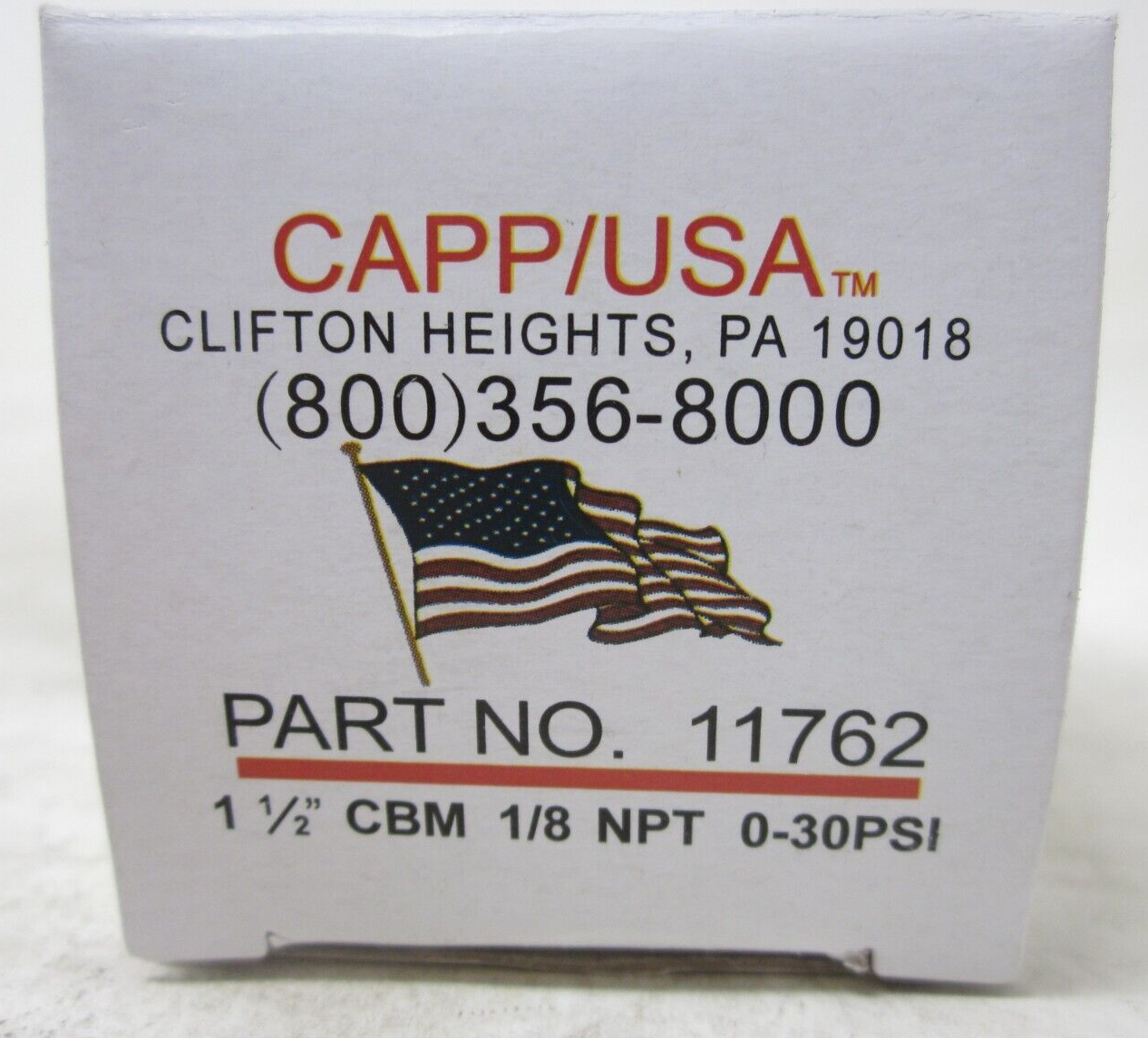 CAPP USA 11762 PRESSURE GAUGE | eBay