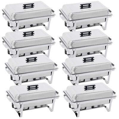 Set De Buffet De Acero Inoxidable 9 Qt, Chafing Dish Con Tap | Cuotas - Foto 2