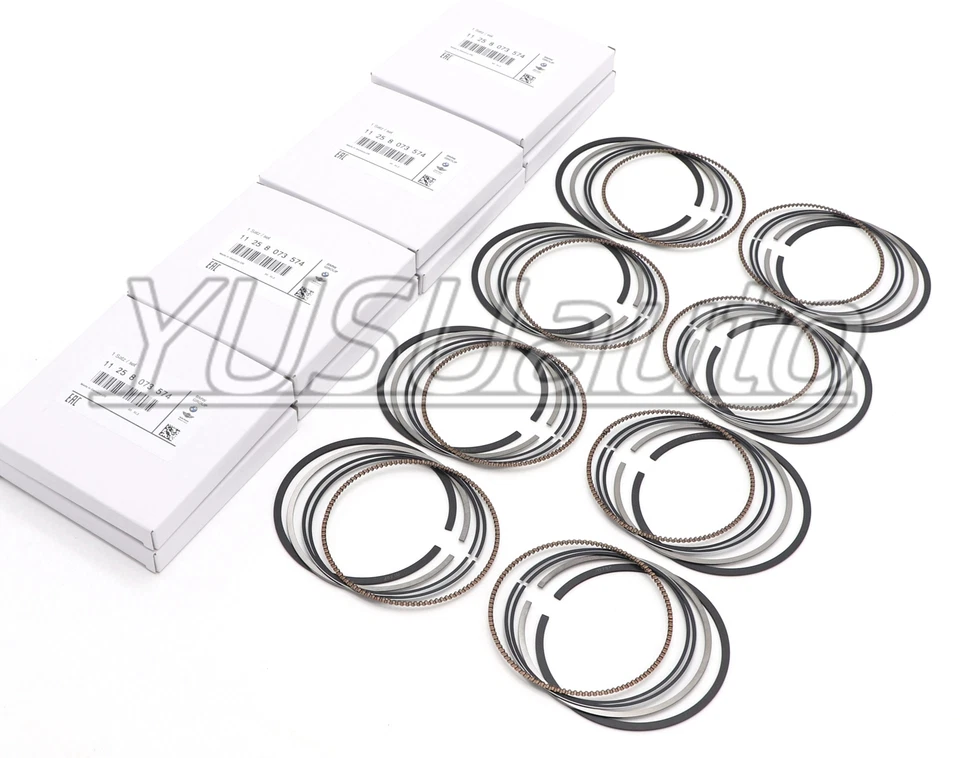 Juego de 8 anillos de pistón OEM para BMW M5 M6 X5 X6 550i F10 F90 F06 F12 S63N N63N 4.4 Foto 3 de 4