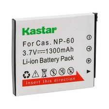 1x Kastar Battery for Casio NP-60 Exilim EX-Z20 EX-Z21 EX-Z25 EX-Z29 EX-Z80
