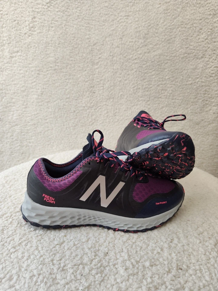 New Balance Fresh Foam Kaymin Women Sneaker 10 Purple Leather Lace Active Shoes Foto 4 de 4