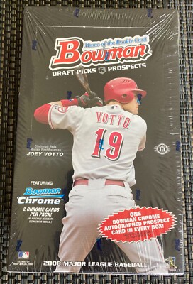 2008 Bowman Draft Picks & Prospects Baseball Hobby Box - USPS Priority Shipping