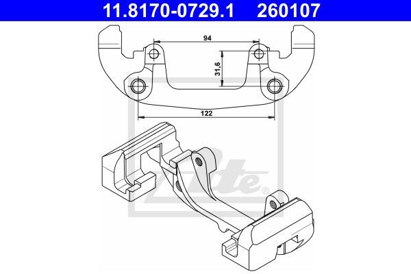 Étrier de frein support BMW 320 d 325 tds 318 i Touring essence diesel
