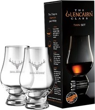 DALMORE LOGO TWIN PACK GLENCAIRN SCOTCH WHISKY TASTING GLASSES