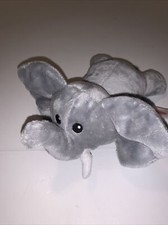 Melissa  Doug Plush Elephant Toy Laying 8"