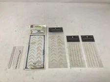 New The Paper Studio Assorted Ivory Iridescent Self Adhesive Jem Stones & Pearls