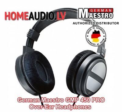 German Maestro GMP 435 S Audiophile Wired Headphones; 35Ω; NEW; Made in Germany