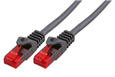 BIGtec 7,5m Gigabit Ethernet LAN Kabel Netzwerkkabel schwarz