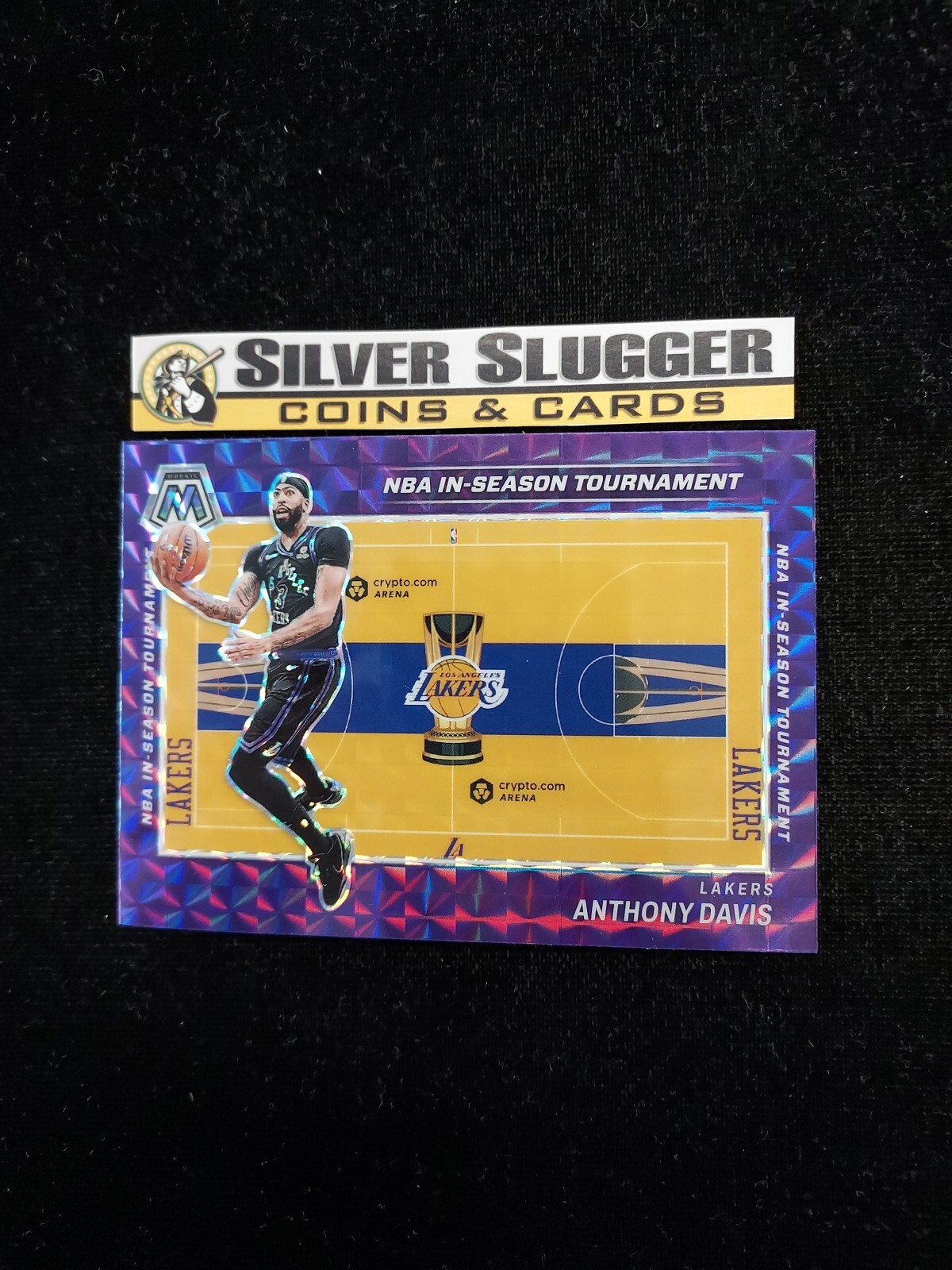 2023-24 Anthony Davis Panini Mosaic NBA In-Season Tournament Prizm #13 LA Lakers