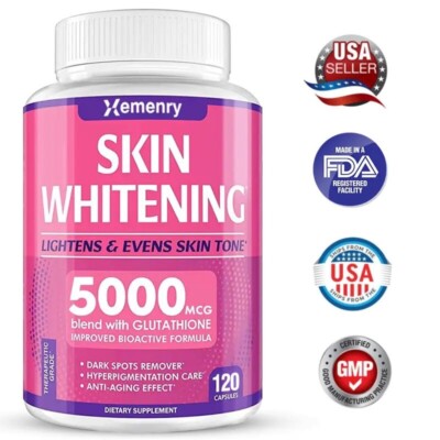 xemenry glutathione Xemenry Herbal Whitening Capsules To Help Brighten Skin, Glutathione  Collagen
