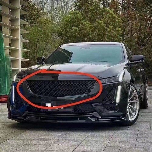 Fit For Cadillac CT5 2020-2024 Car Front Bumper Grille Honeycomb Look Black - Picture 7 of 7