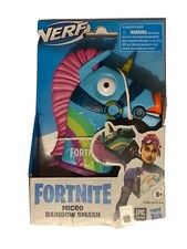 NERF MICRO SHOTS Fortnite - Micro Rainbow Smash W/Blaster  2 Darts NEW