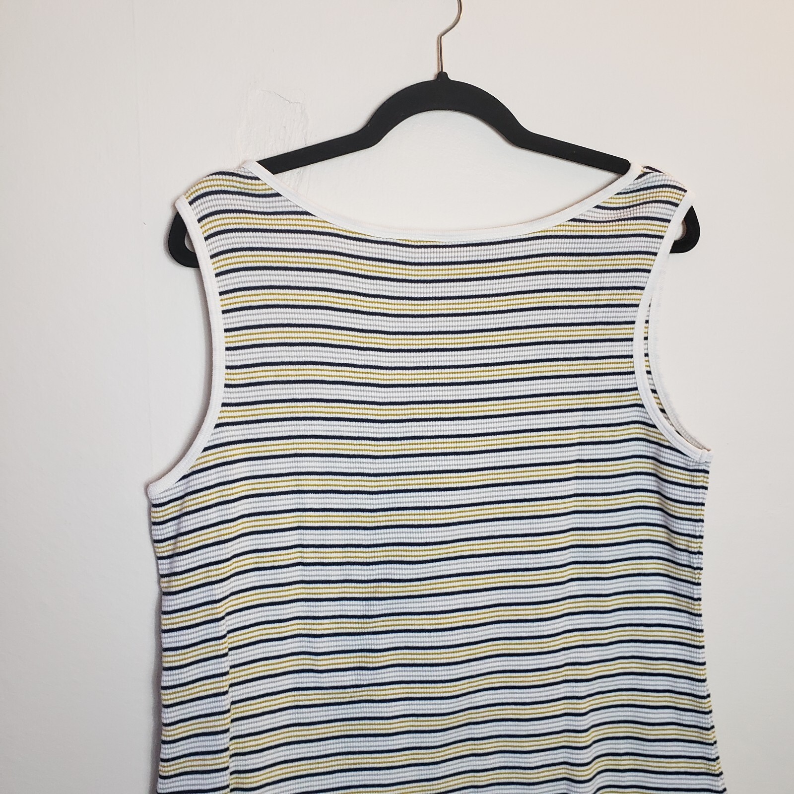 Classic Elements Multi-colored Striped Tank Blous… - image 5