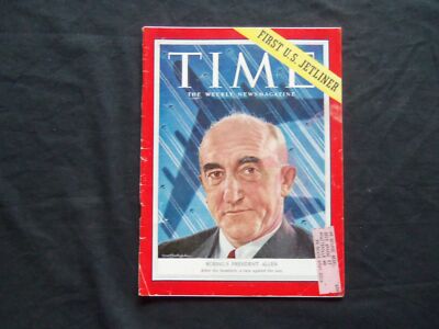 1954 JULY 19 TIME MAGAZINE - BOEING'S PRESIDENT WILLIAM MCP. ALLEN - T 1443