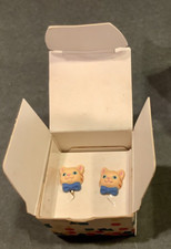 AVON KIDS Tabitha Collection Kitten Earrings Lever Back NIB free ship