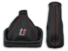 POUR ALFA ROMEO 159 SOUFFLET LEVIER DE VITESSE et FREIN BRODERIE ti FILS ROUGE