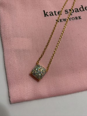 Kate Spade Opal Glitter Necklace New 