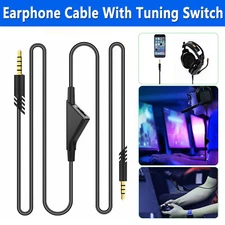 Replacement Audio Cable Cord Volume Control for Astro A10 A40 Gaming Headset 2M