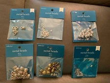 Hildie & Jo Metal Beads Assortment  Various Sizes and design you choice