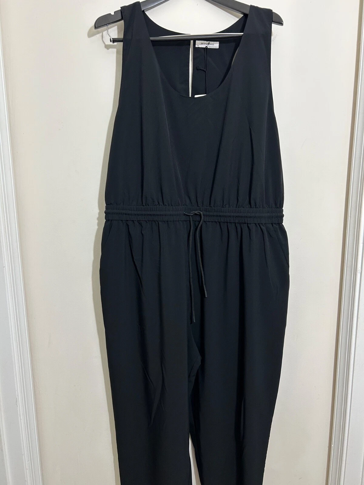 BR Standard Jumpsuit Black Core Temp UPF50 Quick Dry Pocket Women's Size XXL NWT