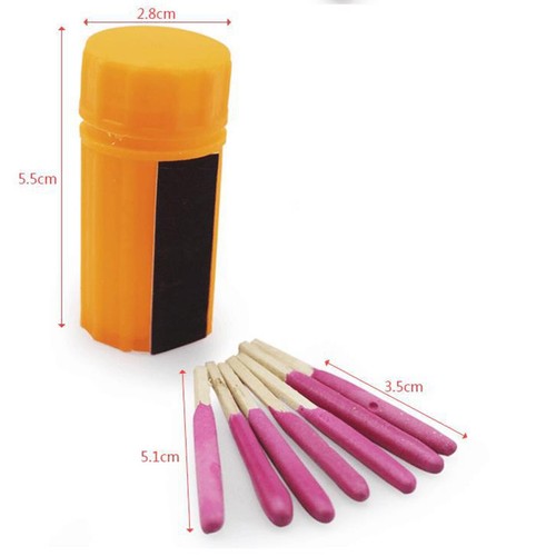 20~80X Waterproof Windproof Survival Emergency Light Storm Matches Match Tool - Picture 10 of 10
