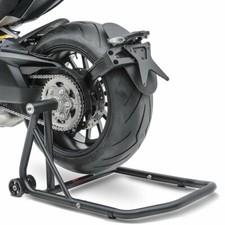 Cavalletto alza moto posteriore BMW K 1300 R 09-16 nero opaco monobraccio
