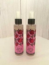 2 Bath  Body Works Strawberry Pound Cake Diamond Shimmer Mists