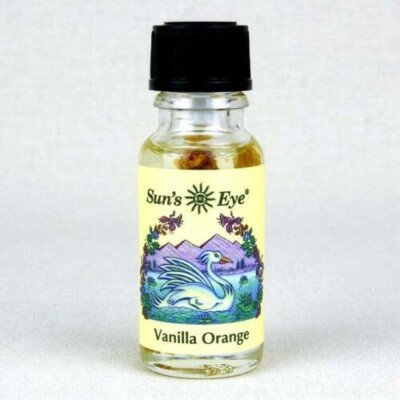 Sun's Eye VANILLA ORANGE essential oil, VEGAN, aromatherapy, 1/2oz FREE SHIPPING