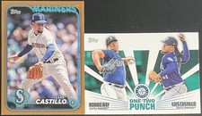 Luis Castillo 2024 Topps Series 1 Gold #54 36/2024, 23 One Two Punch # 12P-24