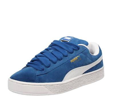 Puma Suede XL Jr Blau - Größe 35,5 [3 US 22cm] Schuhe Jungen Junior Sneaker