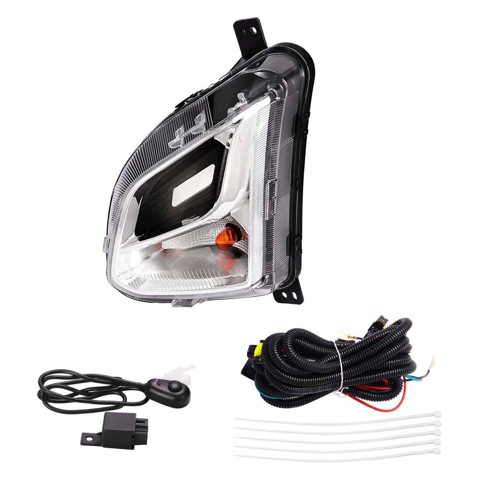 For Chevy Equinox 2018-2021 Left Side Bumper Turn Signal Light w/o Fog Lamp