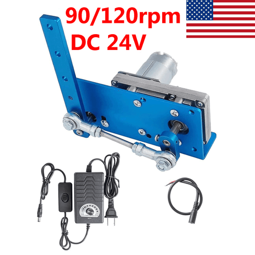 DIY Design 24V Hubkolben Schwenkmotor 20-120 Grad einstellbare Drehzahl 90rpm - Bild 8 von 13