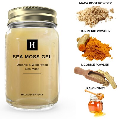 Sea Moss Gel (With Added Herbs) - 100% Pure Raw Wildcrafted Irish Superfood