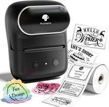 Phomemo M108 Bluetooth Thermal Label Printer Sticker Maker for Small Business