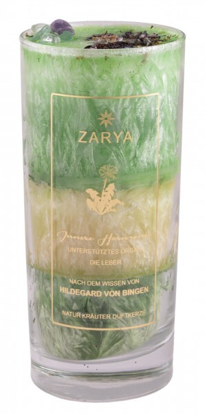 Heilkräuter Duftkerze "Innere Harmonie"nach Hildegard von Bingen L-180