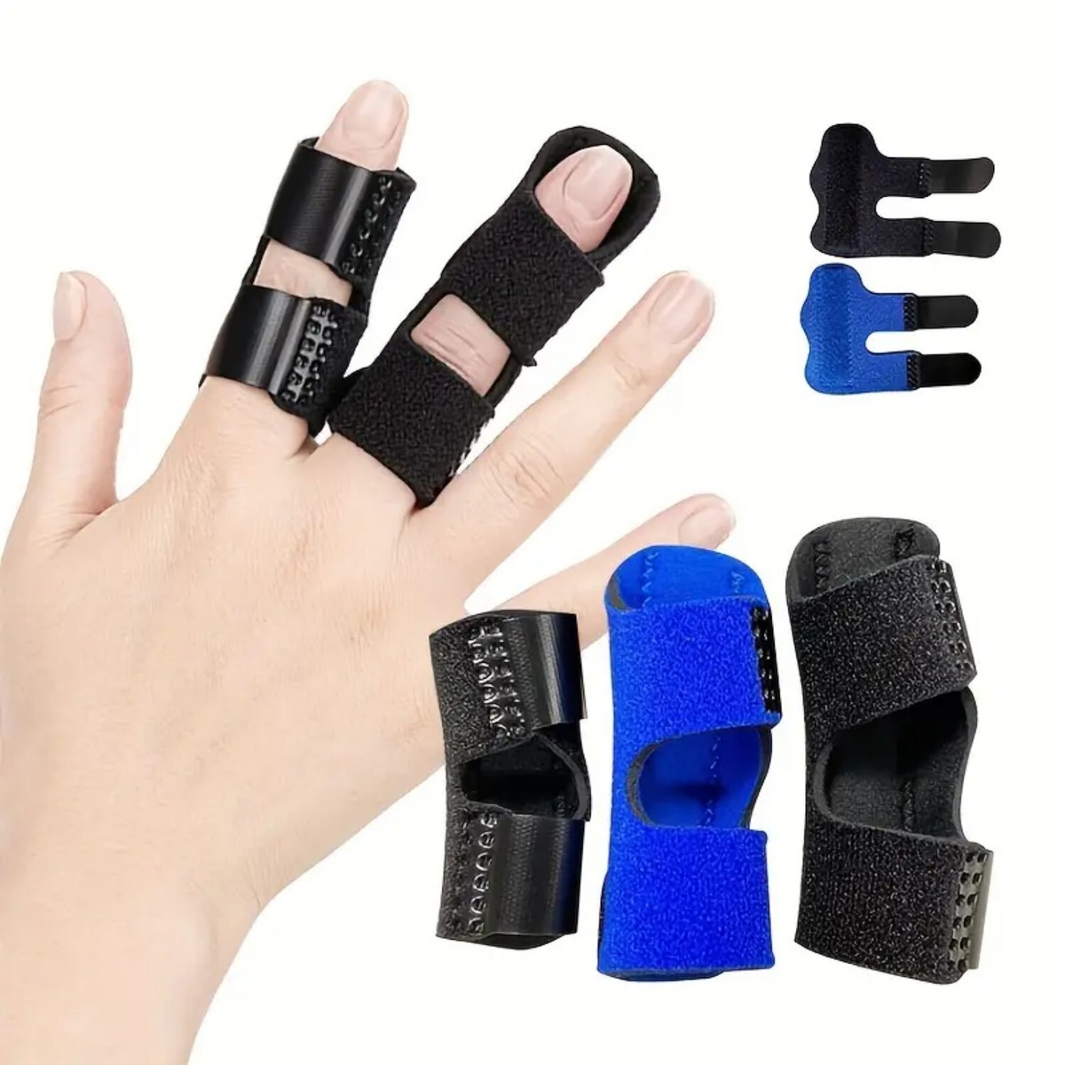 12 Pezzi di Nastro per Dita dei Piedi, Cinghie per Dita Buddy Tape Nastro per Dita Stecca per Dita Buddy Straps Fasce per Dita Buddy per Dita delle Mani e dei Piedi