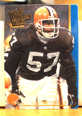 1991 Action Packed All-Madden Team Card #36 Clay Matthews