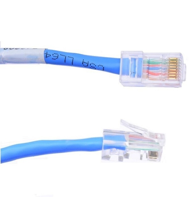 10FT Cat5E PoE IP Camera NVR Cable Outdoor/Indoor RJ45 Jacks