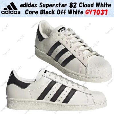 スニーカー adidas Superstar 82 cream black GY7037 adidas Superstar 82 Cloud White Core Black Off White GY7037