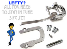 All U Need Lefty Bigsby B5, Vib V5 & Roller Bridge Bolt-On StopTail 4 SG Guitar