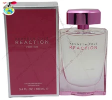 REACTION BY KENNETH COLE 3.4/3.3 OZ EDP SPRAY FOR WOMEN NEW IN BOX