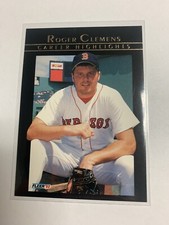 1992 Fleer Career Highlights The Show Roger Clemens Boston Red Sox