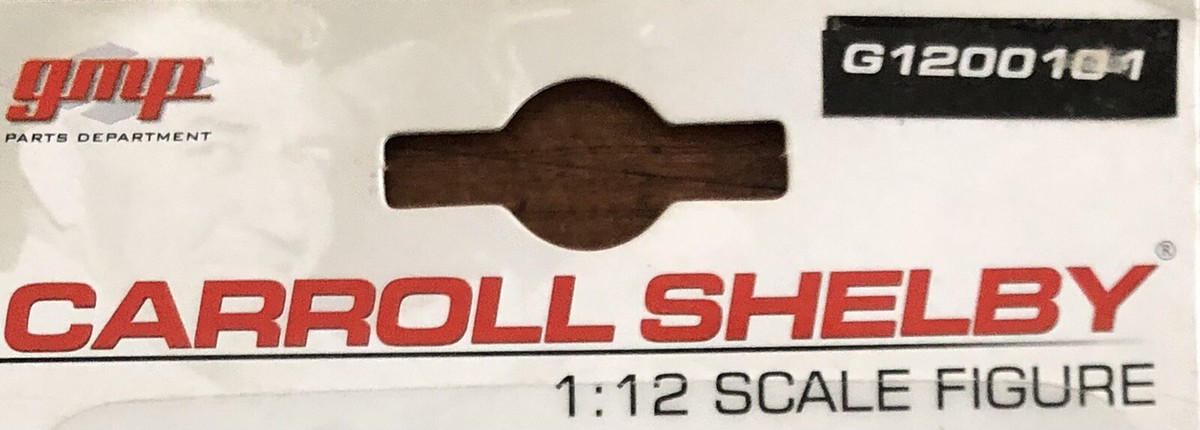 Figurine GMP Carroll Shelby 1/12 – Collection Shelby 2005, Résine Multicolore (Boîte Fermée)